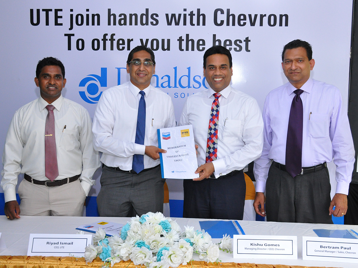 Chevron Lubricants partners with UTE Engineering to offer high quality Donaldson filtration solutions