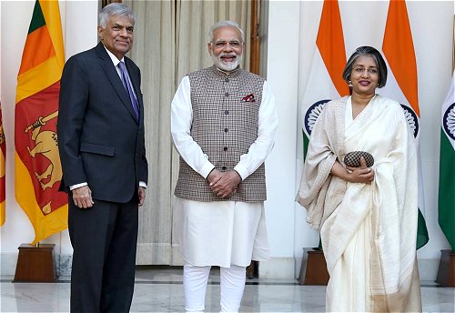 Indian, Sri Lankan Premiers discuss entire gamut of bilateral relations