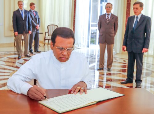 Sri Lanka President expresses condolences to Russian mall fire victims