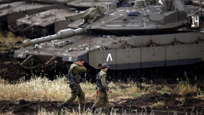 ‘Iranian forces’ fire rockets at Israeli positions in Golan Heights