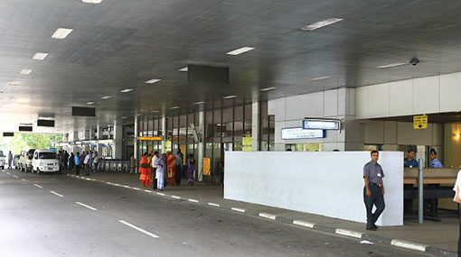 Visitors banned from entering airport premises