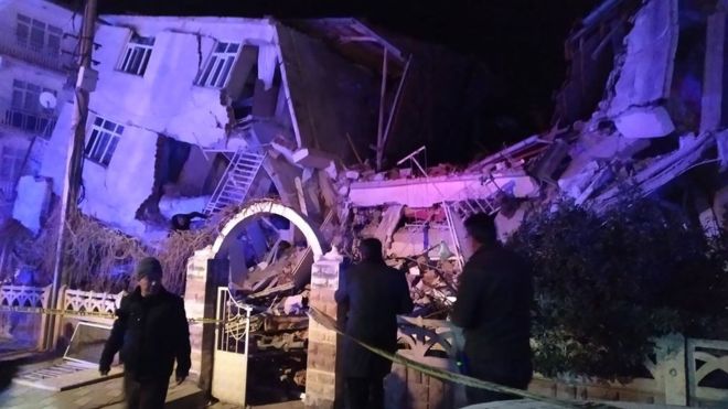 Turkey earthquake: At least 20 dead as buildings collapse