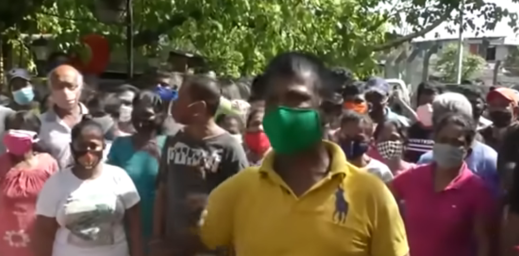 Protest in Borella