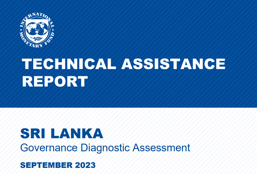 SRI LANKA Governance Diagnostic Assessment SEPTEMBER 2023