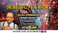 Newsline with faraz shauketaly | Online safety for whom? | Nalaka Gunawardene