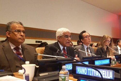 Sri Lanka shares its peacebuilding experience with the United Nations Peacebuilding Commission