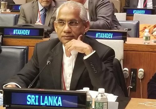 State Minister Eran Wickramaratne attends global tax conference in New York