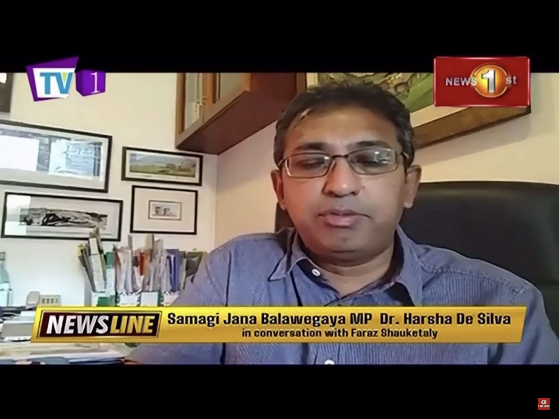 MP Dr. Harsha De Silva with Faraz on #NewsLineSL – 17/08/2021