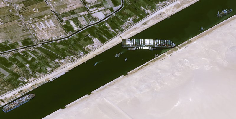 Could the Suez canal block hit global supply chains?