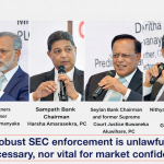 SEC enforcement is unlawful, unnecessary and not essential for Market Confidence