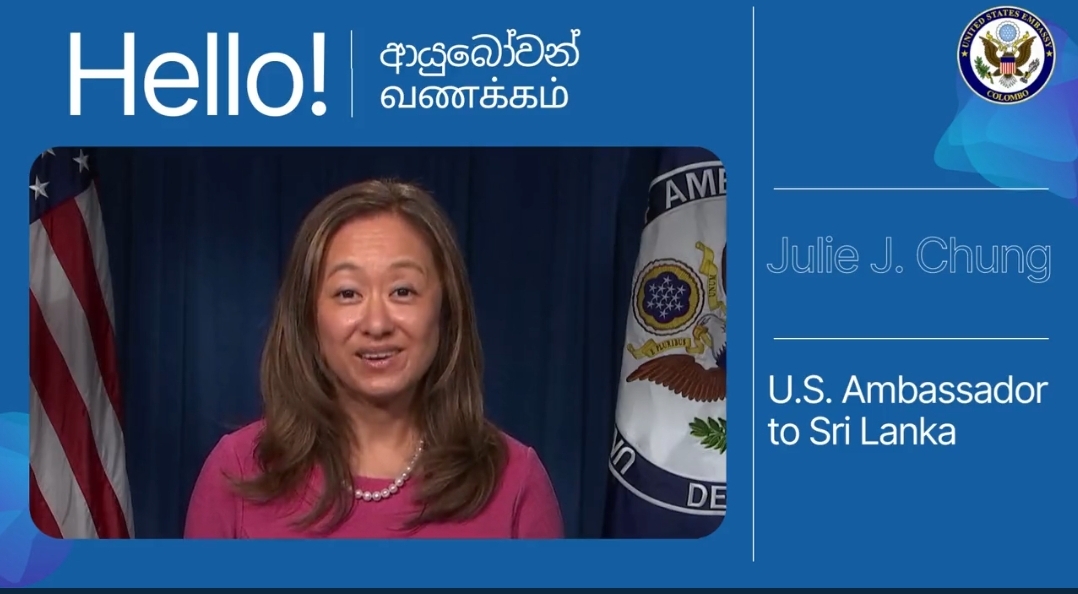 New US ambassador’s message to Sri Lankans
