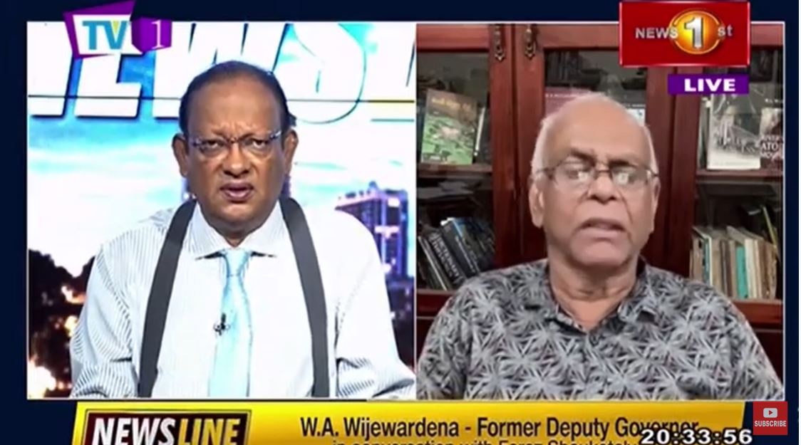 NewslineSL with Faraz Shauketaly | What goodness will IMF contribute to the daily grind ? | Dr. W.A.Wijewardena